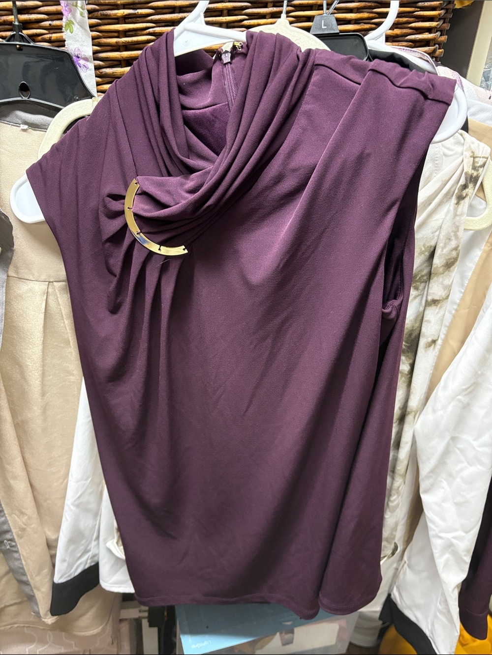 Calvin Klein Plum/Purple Dress